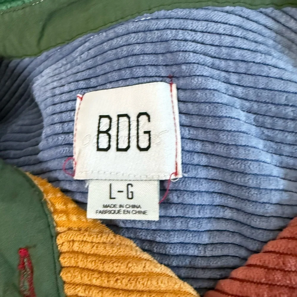 BDG CharleyP Patchwork Corduroy Shirt - Picture 4 of 4